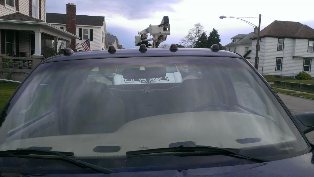 My Harbor Freight Cab Lights Installed DODGE RAM FORUM